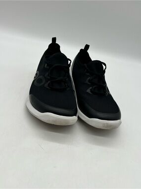 OOFOS OOmg Sport LS Low Men’s Size 11 Black Mesh Lace Up Recovery Sneakers Shoes